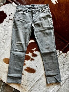 Banana Republic Slim Fit Gray Jeans Mens 32x30 Stretch Denim Excellent Condition